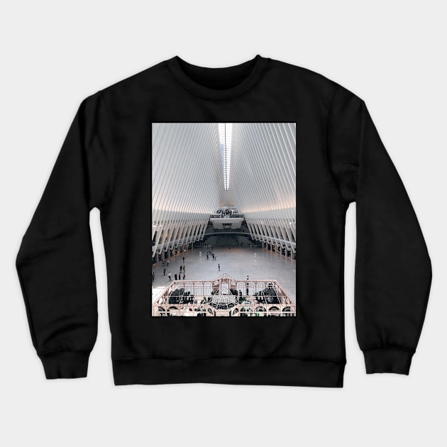 The Oculus - NYC Financial District Crewneck Sweatshirt by offdutyplaces